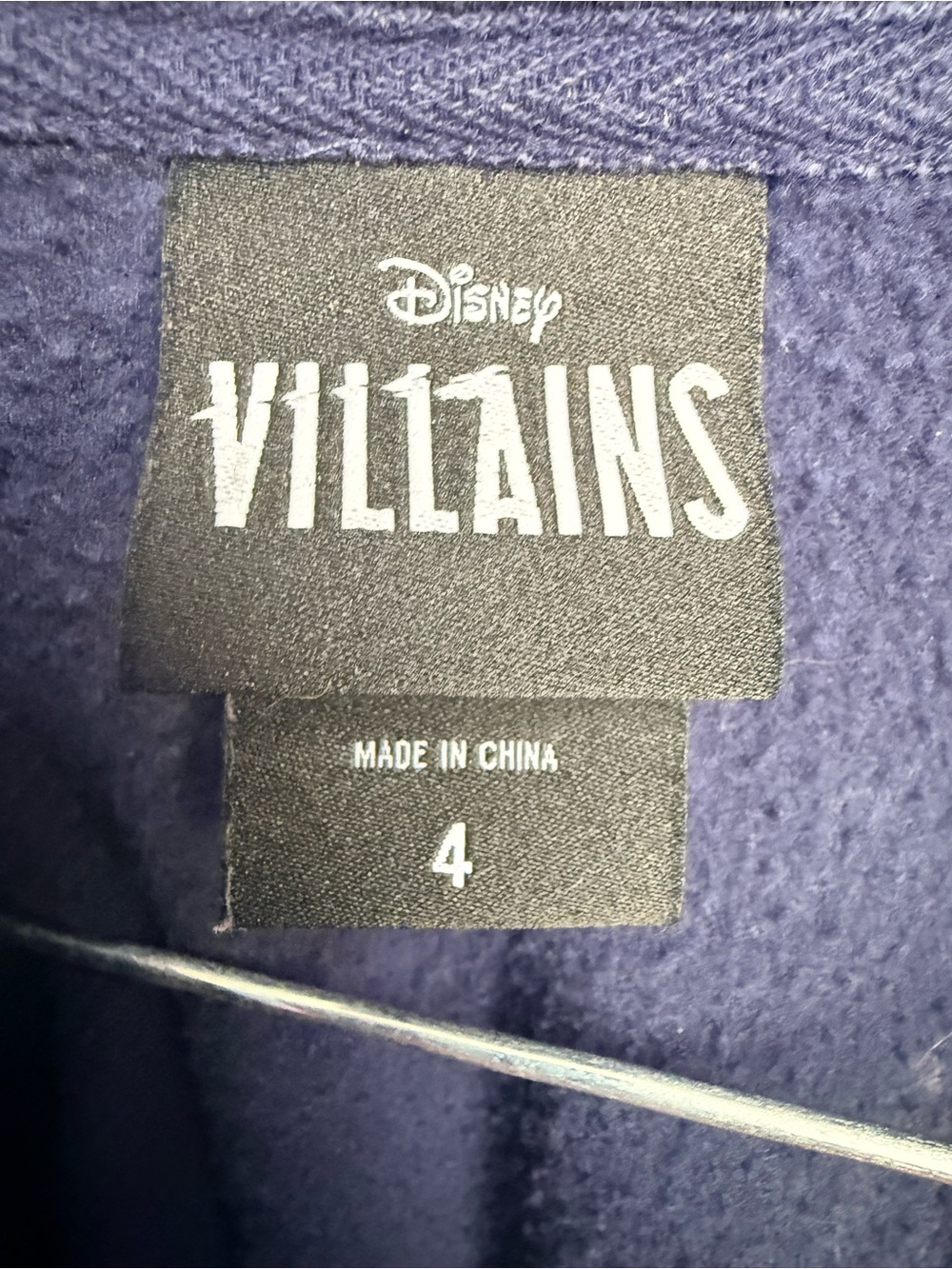 Disney Villains Navy Hooded Jacket - Picture 2 of 3
